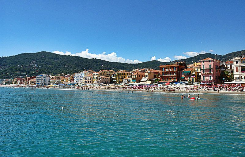 A breathtaking panoramic view of Alassio