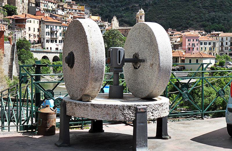 An old sculpture in Badalucco, Liguria