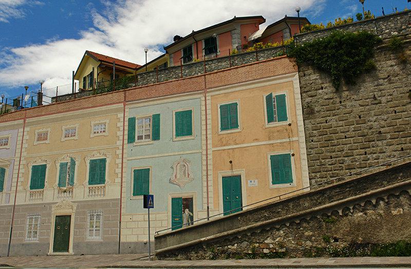 A beautiful view of the houses in Casarza Ligure