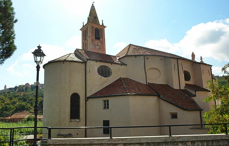 A church in Diano San Pietro, Liguria