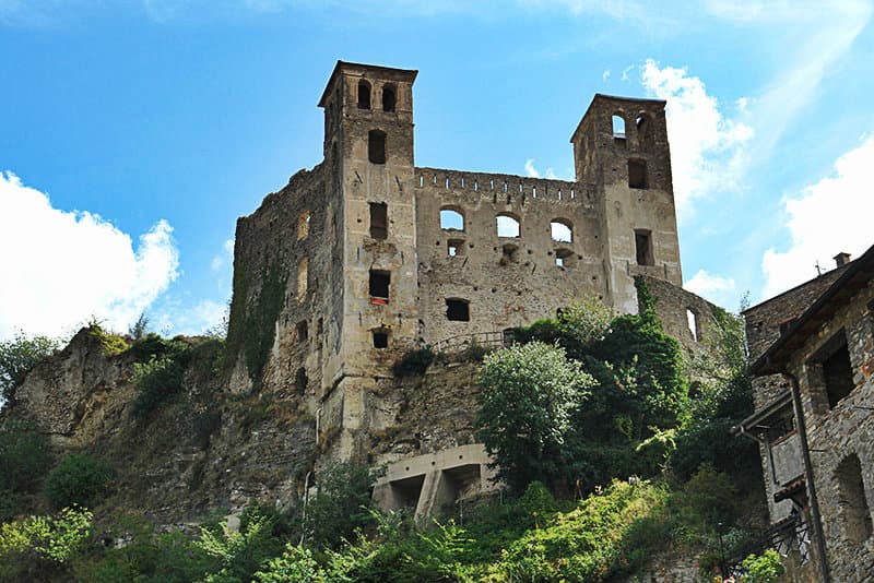 A castle of Doria in Dolceaqua, in Liguria