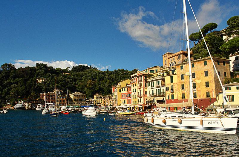 The beautiful port of Portofino