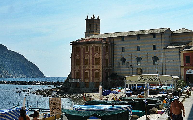 A beautiful view of Sestri Levante and its port