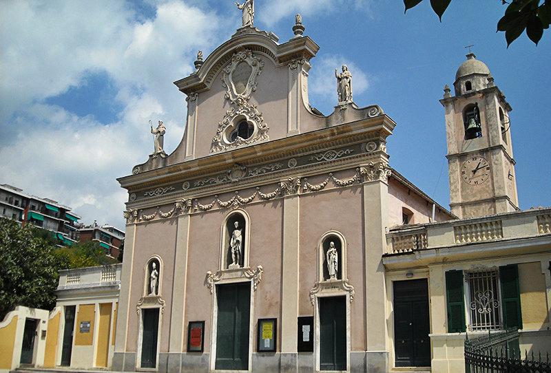 An old church in Varazze, Liguria