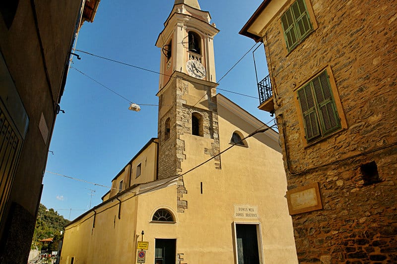 A beautiful church in Vessalico, Liguria