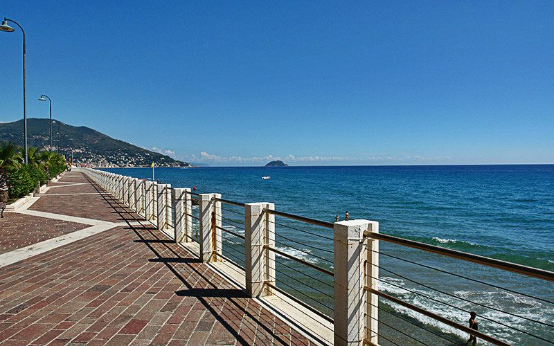 Promenade of Alassio