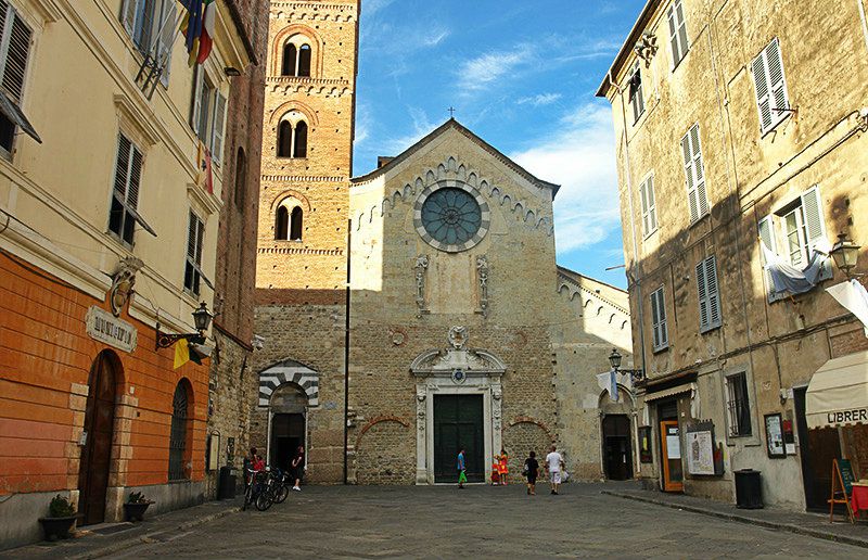 A church in Albenga, Liguria