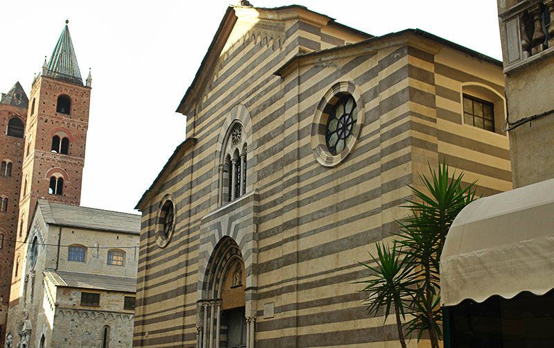 A wonderful church in Albenga, Liguria
