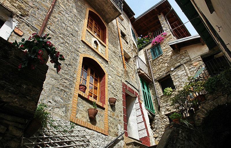 A beautiful view of the houses in Apricale