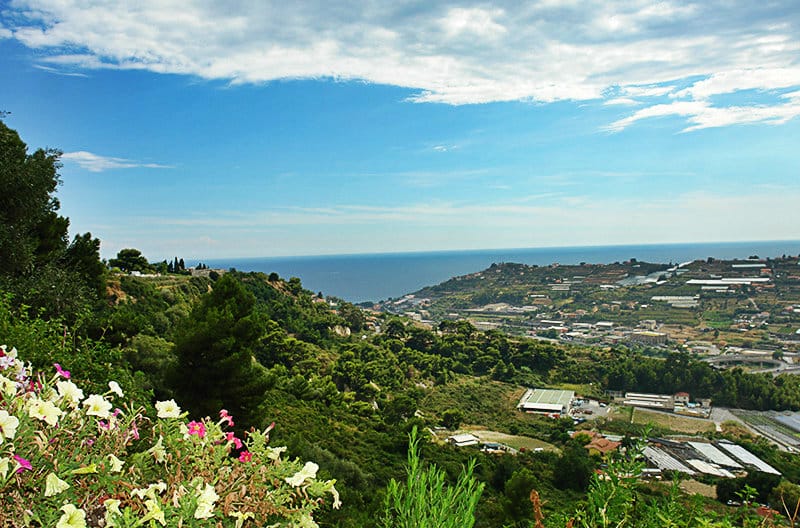 A beautiful panoramic view of Bussana Vecchia
