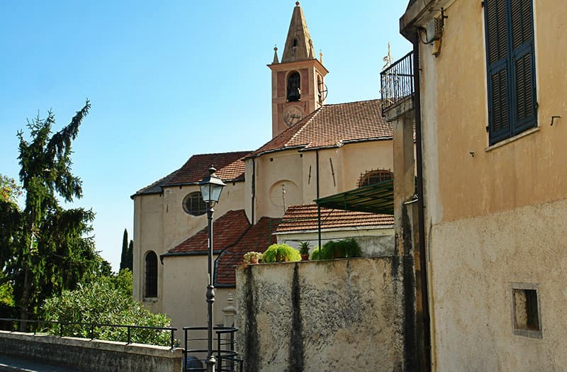 A beautiful church in Diano San Pietro, Liguria