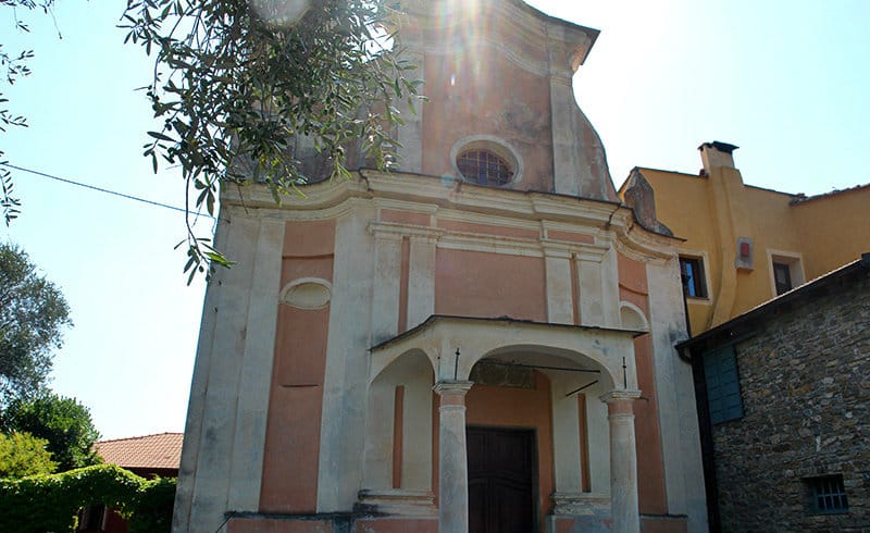 A church in Dolcedo