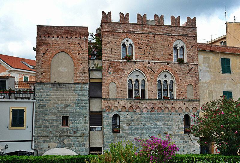View from Casa Pagliano of Noli in Liguria