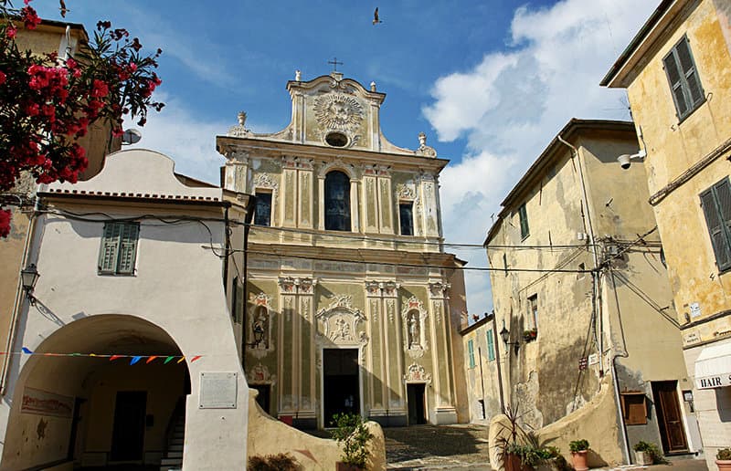 A church in Riva Ligure