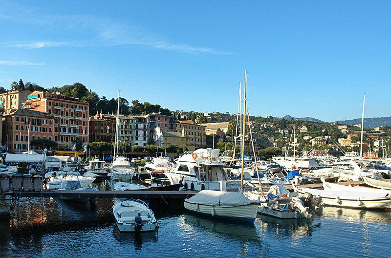 A beautiful view of Santa Margherita Ligure and its port