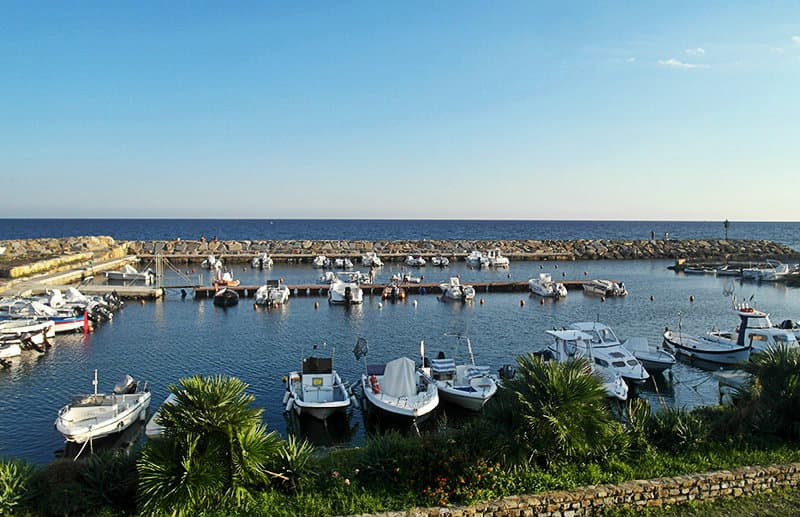 A beautiful port of Santo Stefano al Mare