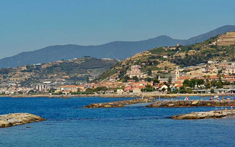 A wonderful panoramic view of Santo Stefano al mare
