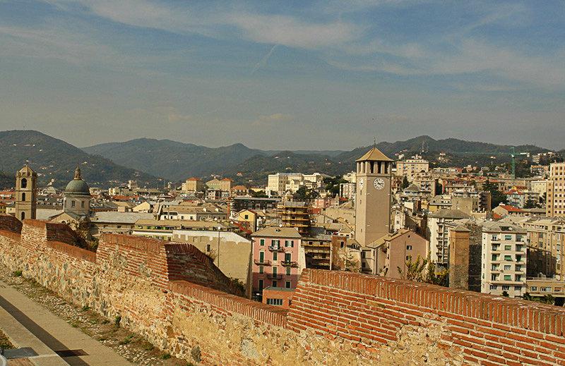 A view from the Priamar castle in Savona