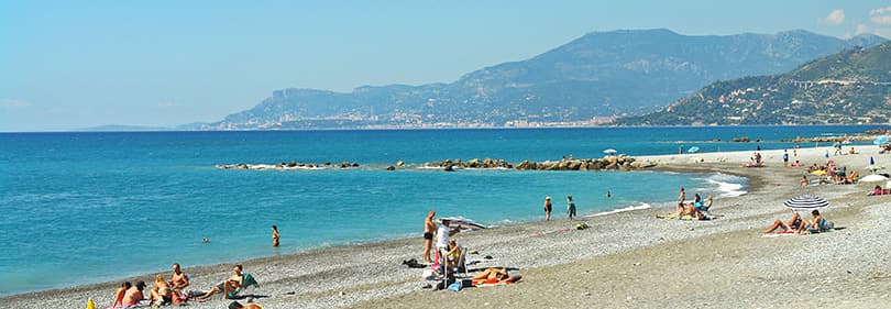 Beach in Liguria